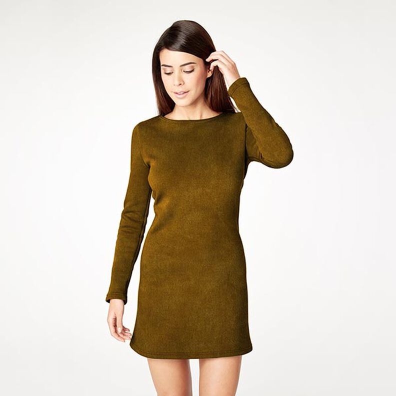 Strækfløjl Nicki – sennep,  image number 4