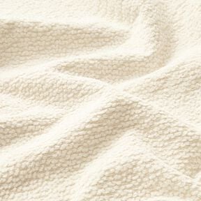 Polsterstof blød luv – uldhvid, 