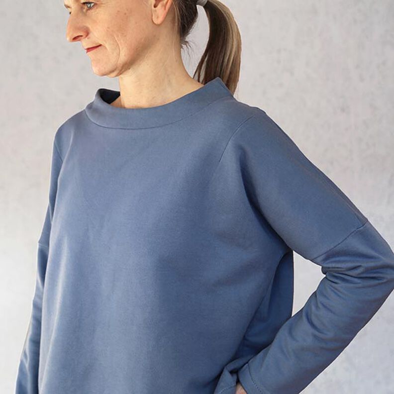 FRAU ISA - sweater med stående krave, Studio Schnittreif  | XS -  XL,  image number 6