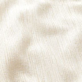 Dekorationsstof Jacquard subtil rib – creme, 
