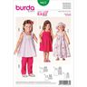 Baby: Kjole med skulderstropper/ Bukser, Burda9437,  thumbnail number 1