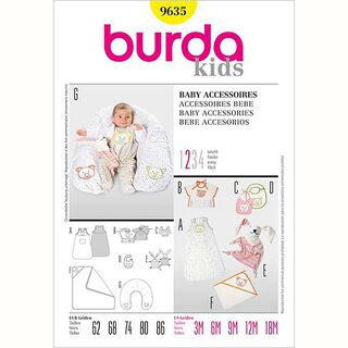 Baby-tilbehør, Burda 9635, 