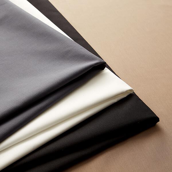 Polyester- og bomuldsblanding der er let at pleje – mørkegrå,  image number 4