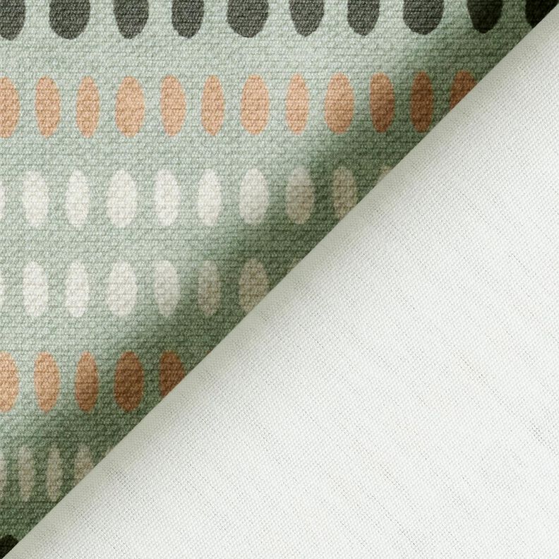 Outdoor stof Canvas prikker – eukalyptus/lysebrun,  image number 4