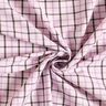 Bomuld skjortestof ternet mønster – rosé/pastelviolet,  thumbnail number 4