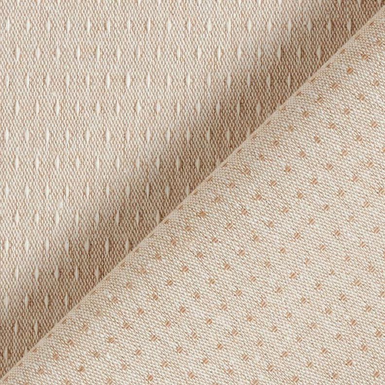 Dekorationsstof jacquard genanvendt – beige,  image number 3
