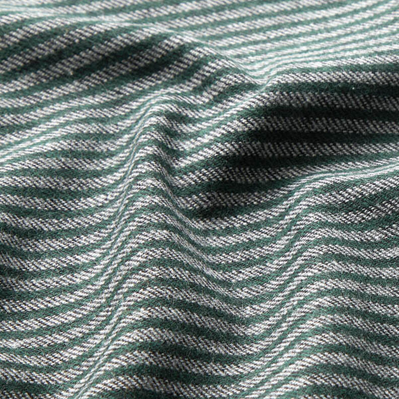 Buksestof striber – mørkegrøn/grå,  image number 2