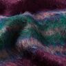 Frakkestof Uld-miks børstede tern – merlot/blågran,  thumbnail number 6