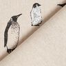 Dekorationsstof Halvpanama Pingviner – natur,  thumbnail number 6