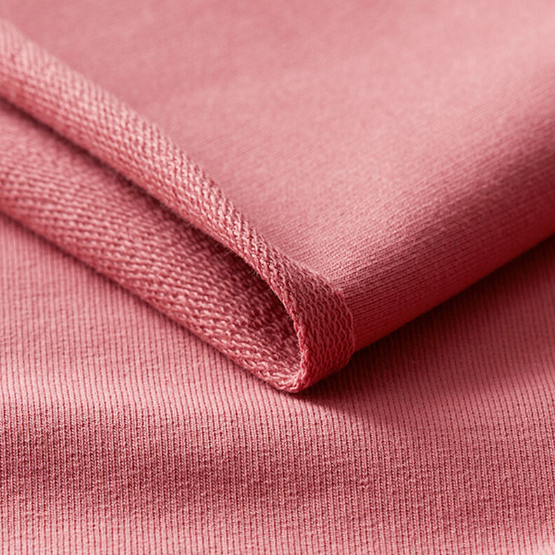 French Terry tung – mørk gammelrosa,  image number 4