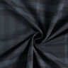 Skjortestof skotskternet – natblå/sort,  thumbnail number 3