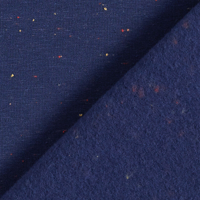 Hyggesweat farverige drys – marineblå,  image number 4