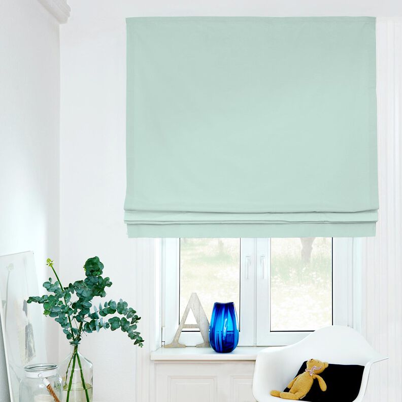 Mørklægningsstof Ensfarvet – lys mint,  image number 6