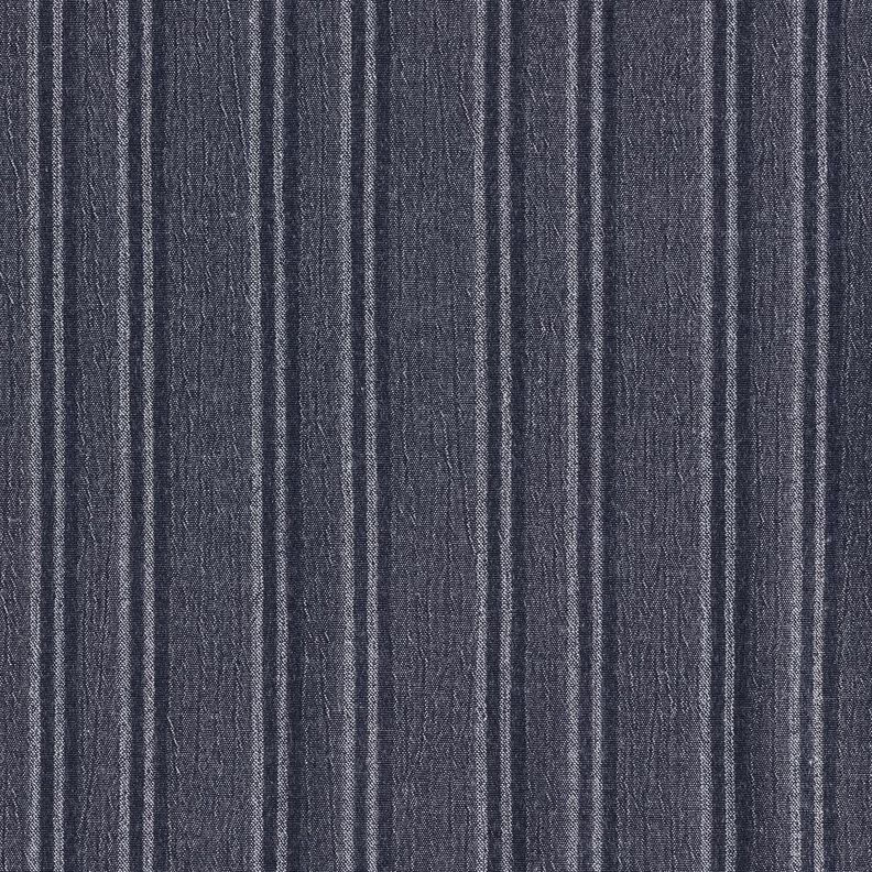 Bomuldsstof brudte striber – marineblå,  image number 1