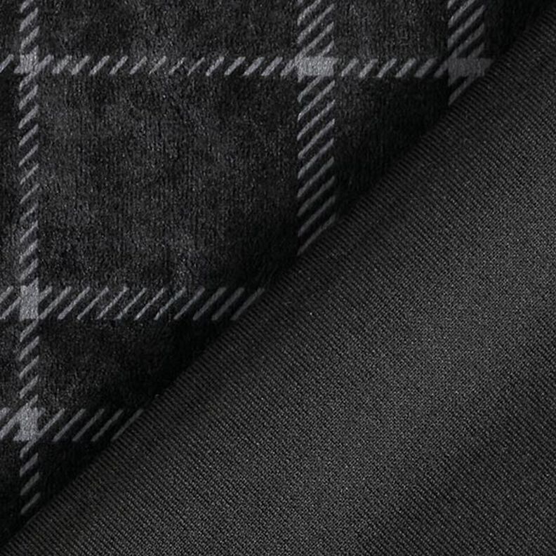 Nicki fløjl tern – sort,  image number 4