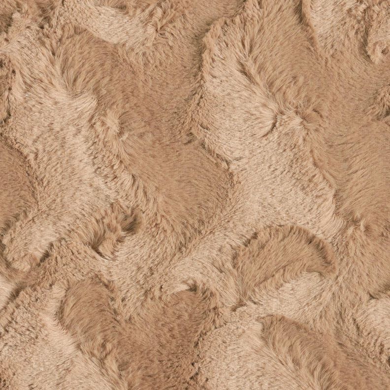 Kunstpels Hvirvel – lysebrun,  image number 1