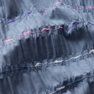 Bæk og bølge med effekttråd | by Poppy – blågrå | Reststykke 90cm, 