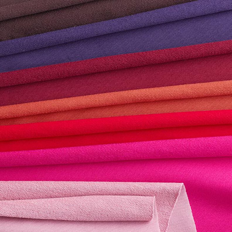 Let French Terry ensfarvet – sort,  image number 6