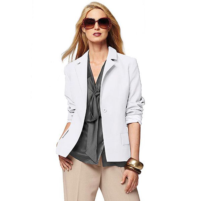 Bomuldskiper Ensfarvet – hvid,  image number 5