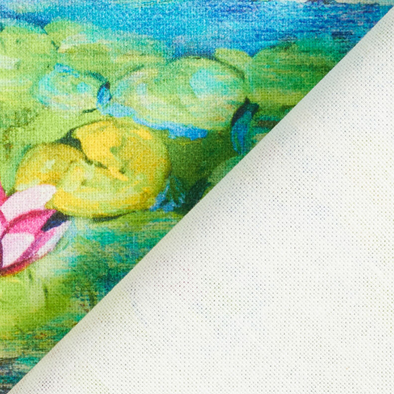 Dekorationsstof digitaltryk Monet – azur,  image number 4