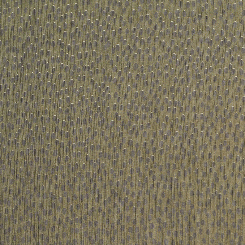 crêpe chiffon store prikker – kaki/sort,  image number 1