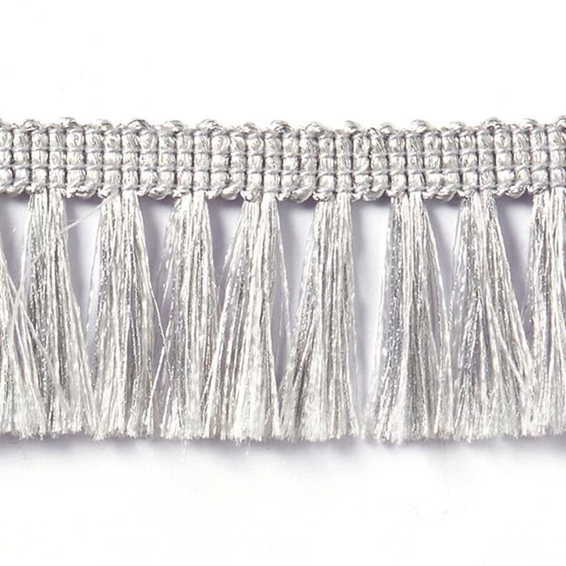 Frynser Metallic [28 mm] - sølvfarvet,  image number 2