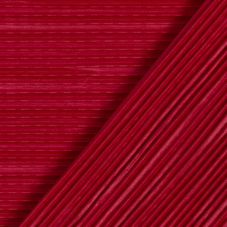 Jersey plissé – rød,  image number 4