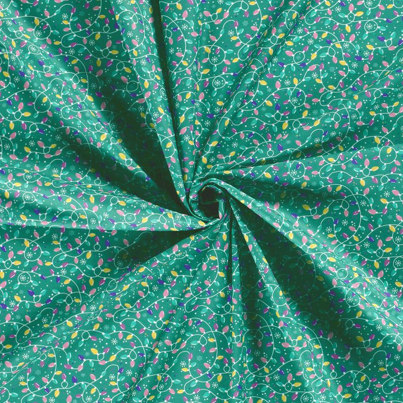 Bomuldsstof Poplin lyskæde – eukalyptus/lavendel,  image number 3