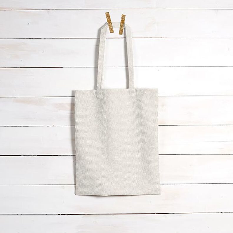 Dekorationsstof Jacquard subtil chevron – mørkebeige,  image number 7