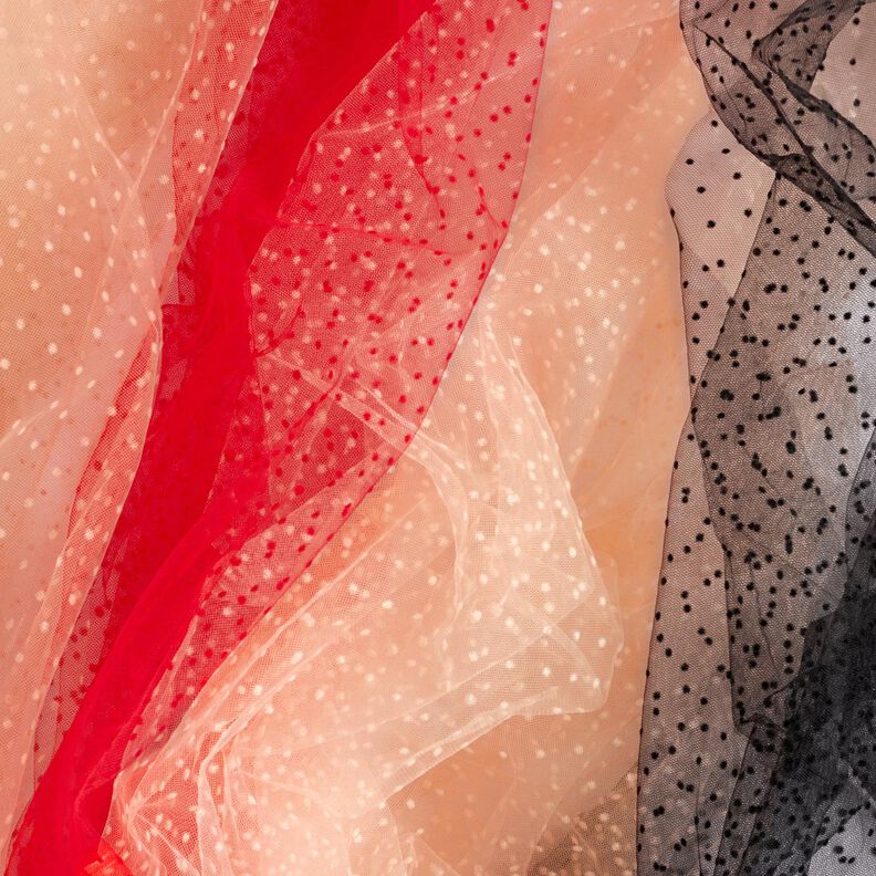 Tyl fløjlspunkter – sort,  image number 5