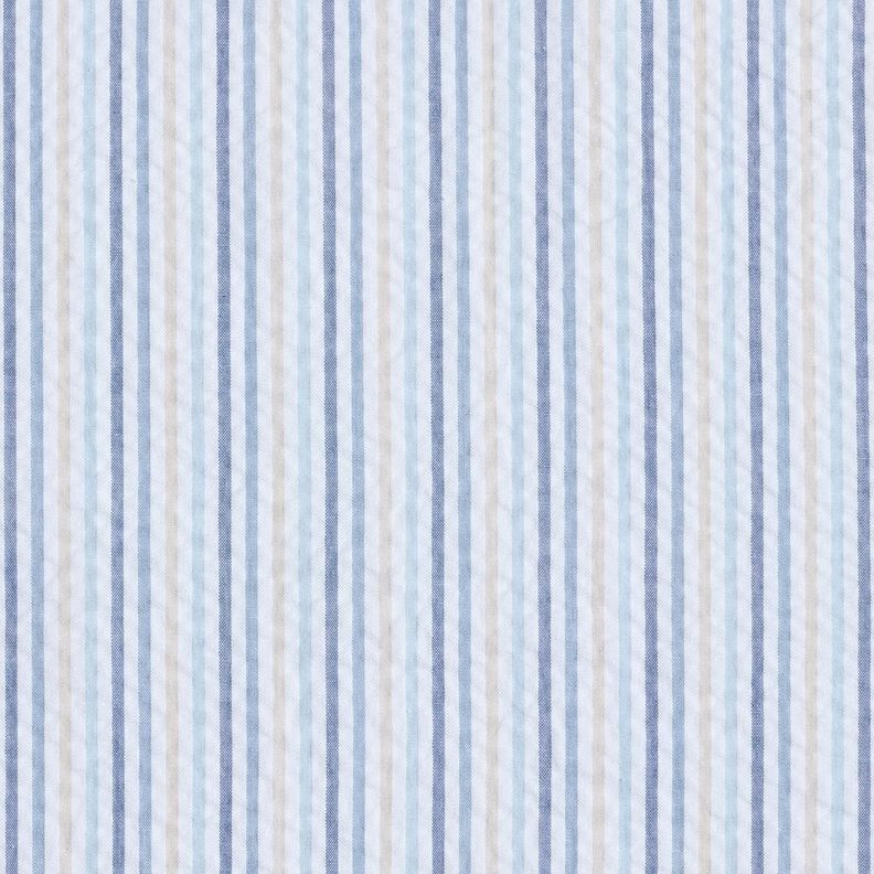 Bæk og bølge Bomuld stribet-mix – blå/hvid,  image number 1