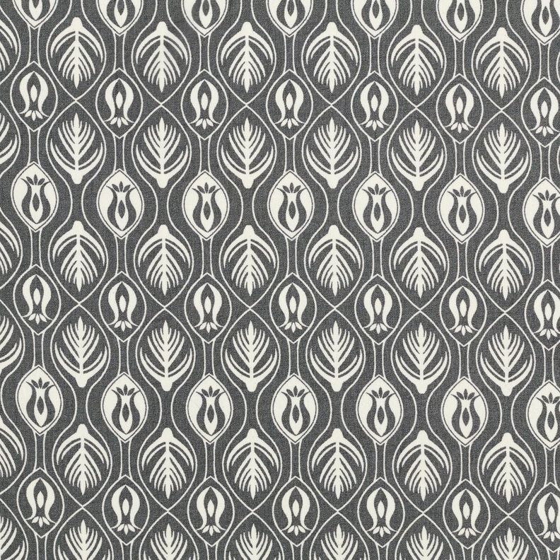 Chiffon ornamenter – hvid/sort,  image number 1