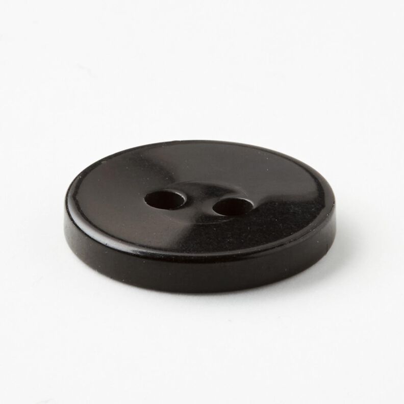 2-hulsknap blank [Ø 15 mm] – sort,  image number 2