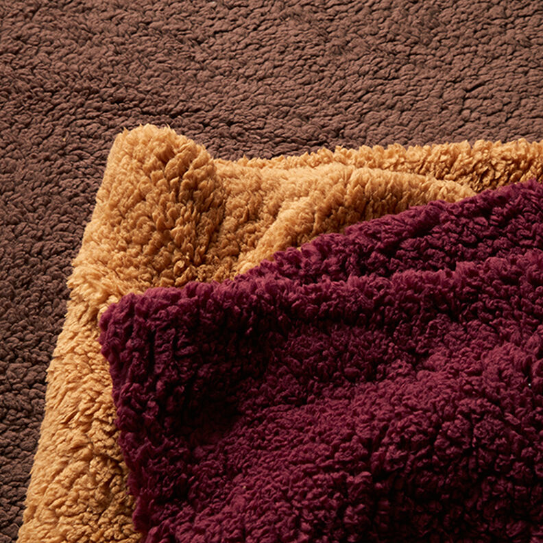 Sherpa ensfarvet – brun,  image number 5