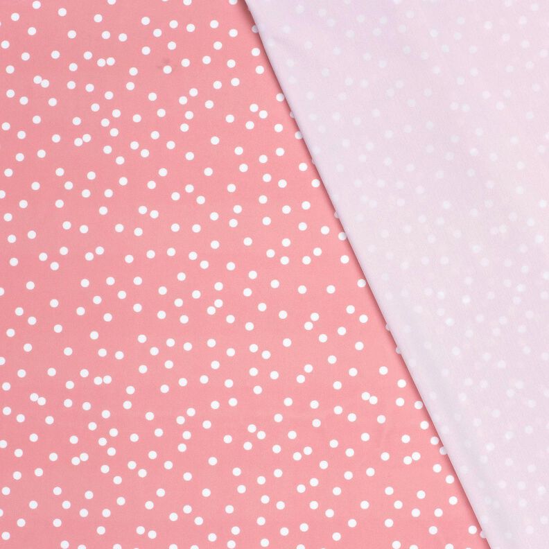 Badetøjsstof UPF50 små prikker – rosa/hvid,  image number 4