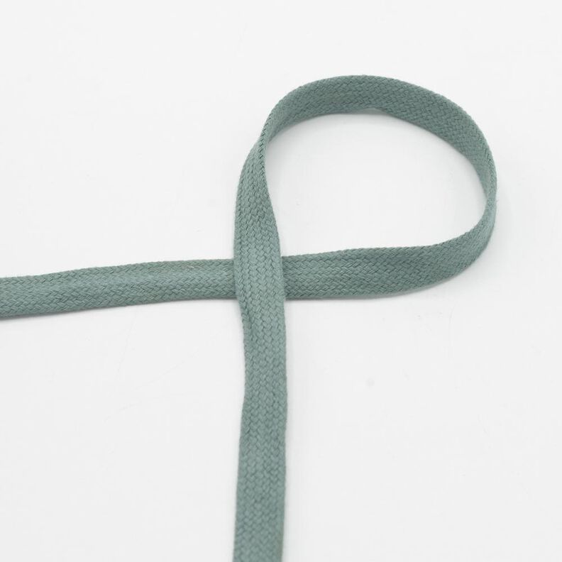 Flad kordel Hættetrøje Bomuld [15 mm] – reed,  image number 1