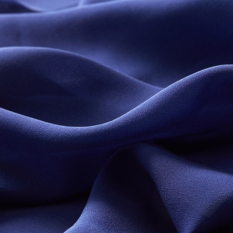 Silkechiffon – marineblå,  image number 5