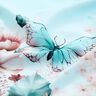 Bomuldsjersey sommerfugleeng | Glitzerpüppi  – lys turkis/isblå,  thumbnail number 6