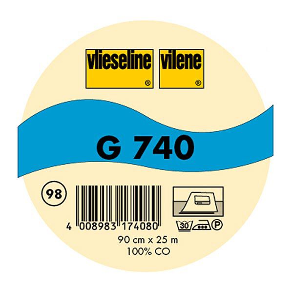 G 740 Vævede Indlæg | Vlieseline – sort,  image number 2