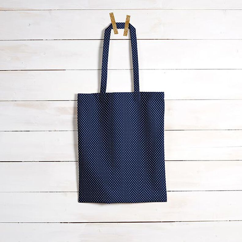 Voksdug Små prikker – natblå,  image number 7