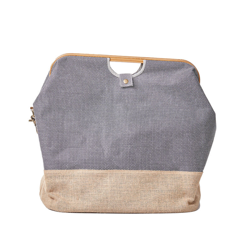 Store & Travel Bag [45 x 30 x 50 cm] | Prym – lysegrå/natur,  image number 1