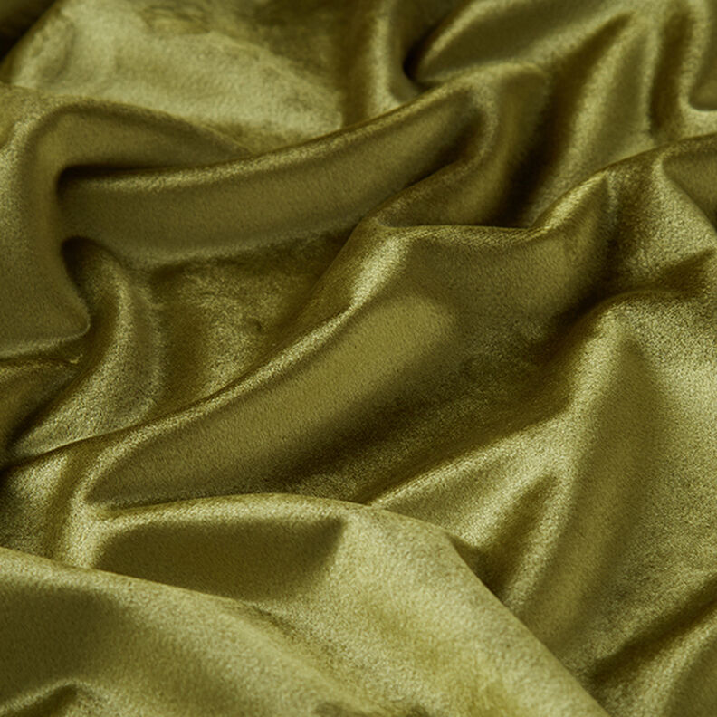 Dekorationsstof fløjl – olivengrøn,  image number 2
