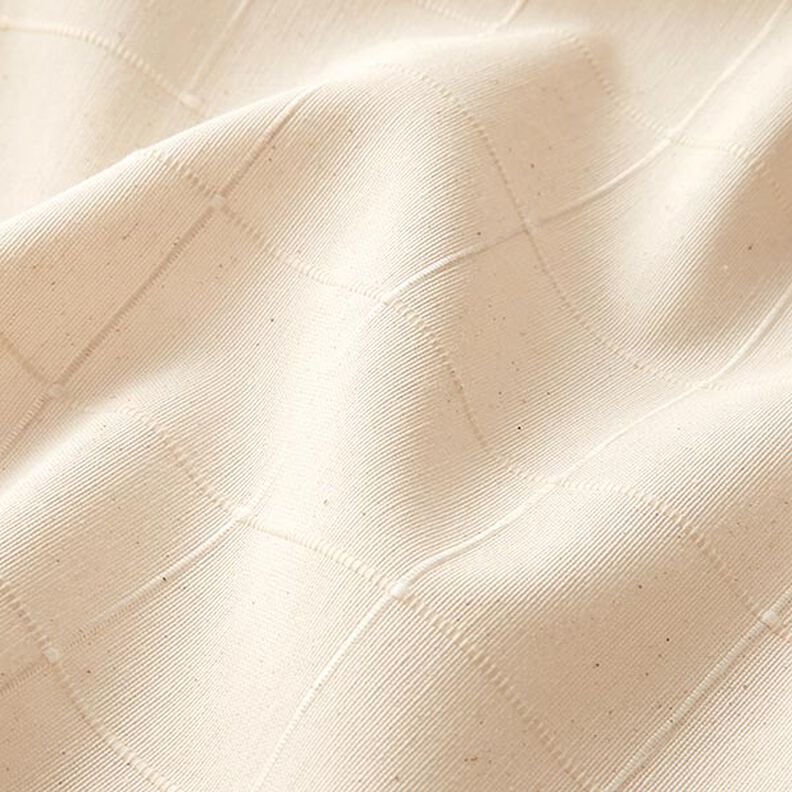 Dekorationsstof gitter-tern genanvendt – natur,  image number 2