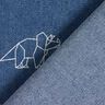 Jeansstof Stretch origami-dinoer – jeansblå,  thumbnail number 4