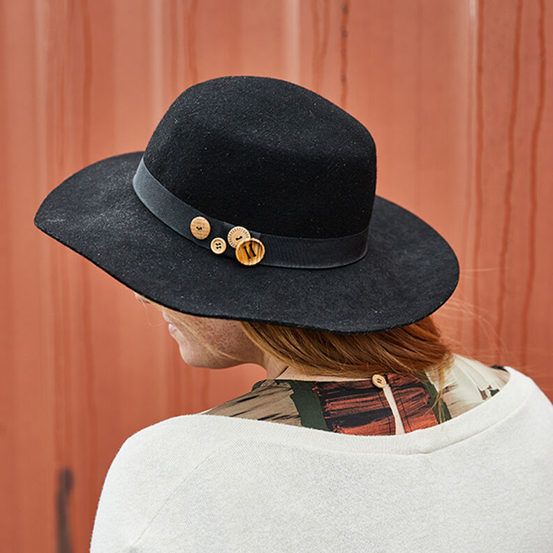 Træknap med 2 huller – beige,  image number 3