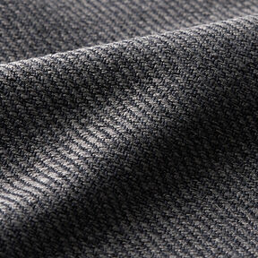 Polsterstof Kiper-look – mørkegrå, 