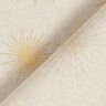 Dekorationsstof Halvpanama gyldne sole   – natur,  thumbnail number 4