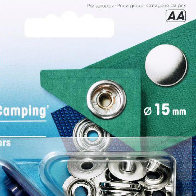 Trykknapper Sport & Camping [Ø 15 mm] - sølv metallisk| Prym,  image number 2