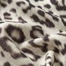 Viskose-hør-miks leoprint digitaltryk – mandel/sort,  thumbnail number 2