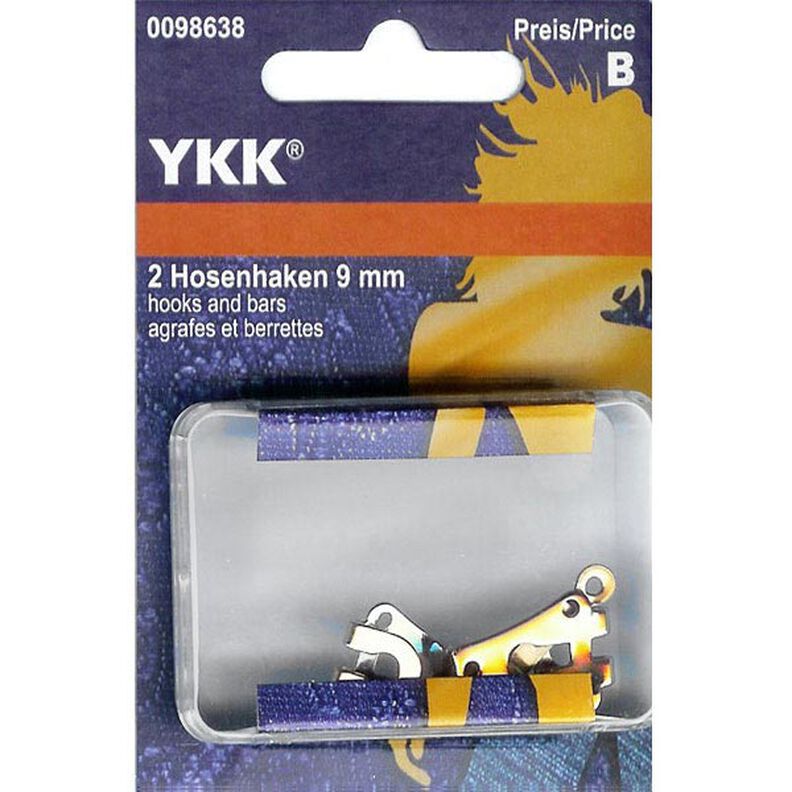 Buksekroge 1 – sølv | YKK,  image number 1